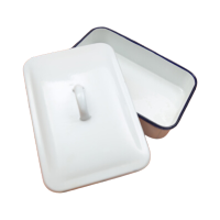 搪 瓷 盘 200*300mm 带盖 TCGDZ 搪 瓷 盘 正品超长质保