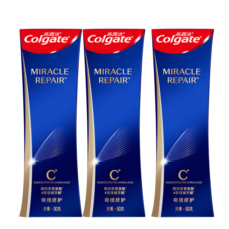 高露洁(Colgate) 氨基酸精华护龈牙膏 茉莉 90g*3