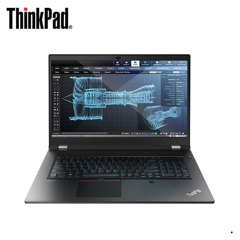 联想ThinkPad P17 17.3英寸 高性能 轻薄本笔记本电脑 W-10855M/16G/1T固态/RTX3000_6G独显/4K高清屏/WIN10专业版/黑
