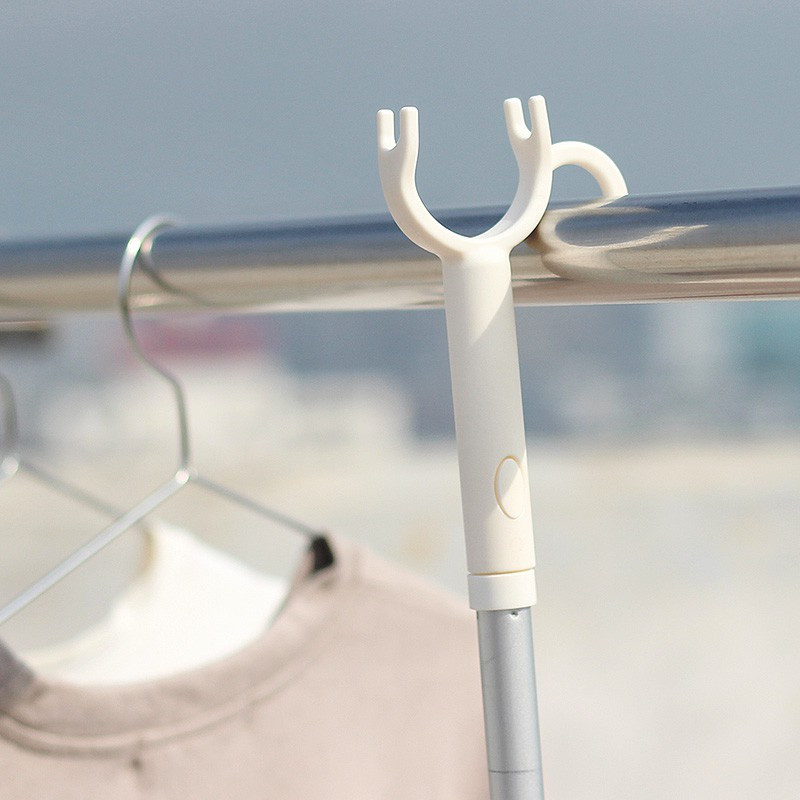 晾衣杆丫叉晾衣服杆家用衣撑杆叉晒衣服伸缩杆挑衣晾衣叉子晾衣撑三维