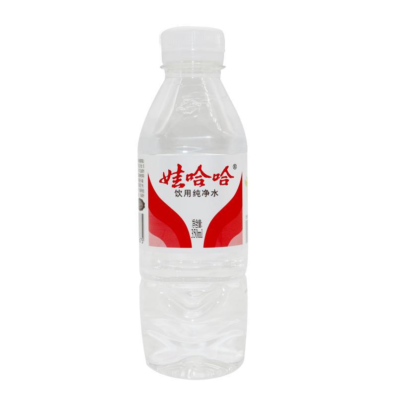 娃哈哈饮用纯净水350ml*24瓶整箱装非矿泉水家用商用饮用水
