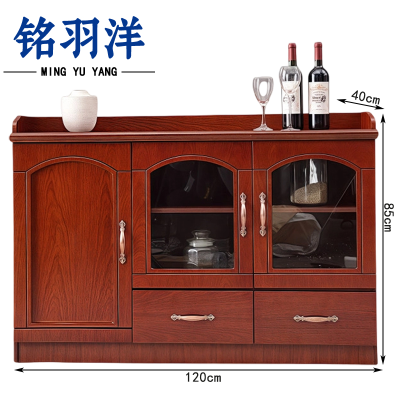 铭羽洋茶水柜A款3门台高清大图