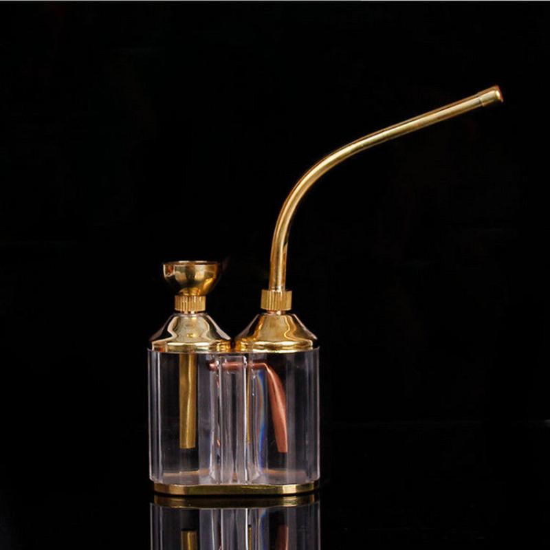 水烟壶两用有机玻璃烟锅老式水烟斗烟丝烟袋过滤烟叶水烟筒男士 318