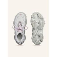 巴黎世家(Balenciaga)女款跑步鞋织物合成耐穿羊皮条拼接减震厚底