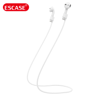 ESCASE AirPods pro/2/1代耳机防丢绳 真无线蓝牙耳机后绕式颈挂绳华为FreeBuds/FlyP 白色