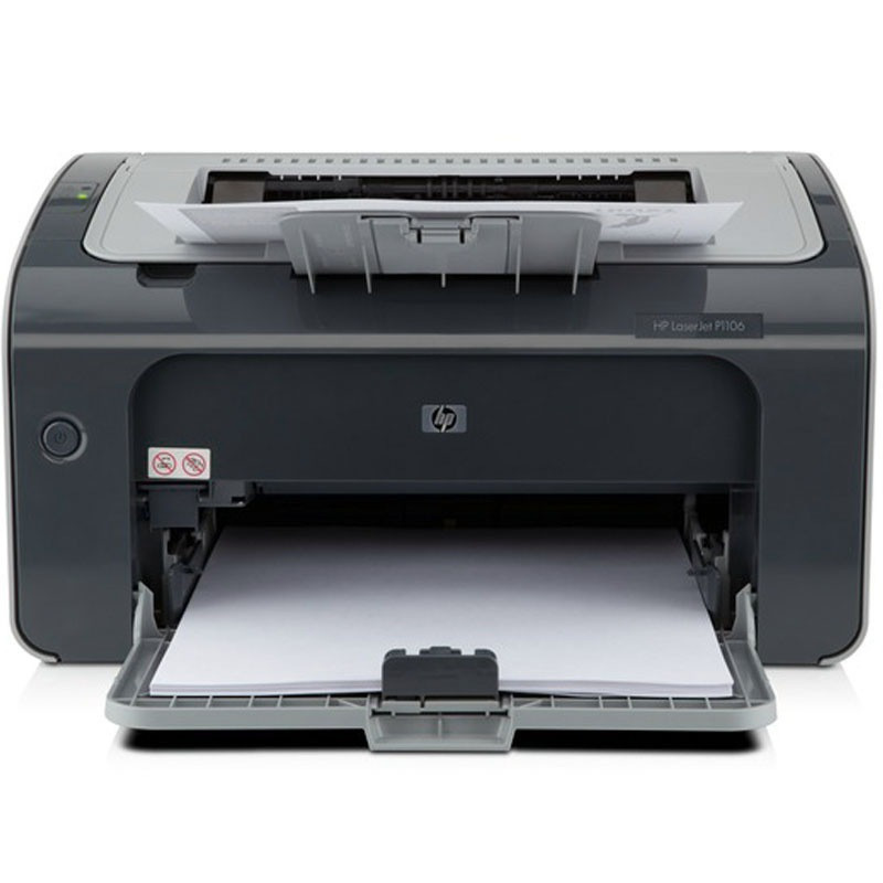 惠普(HP)LaserJet Pro P1106黑白A4激光打印机(打印)(三年质保)(尊享服务)