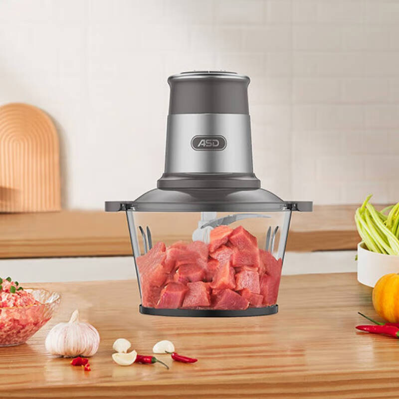 爱仕达绞肉机1.8L双层四刀片304不锈钢绞肉机AM-J25J901高清大图