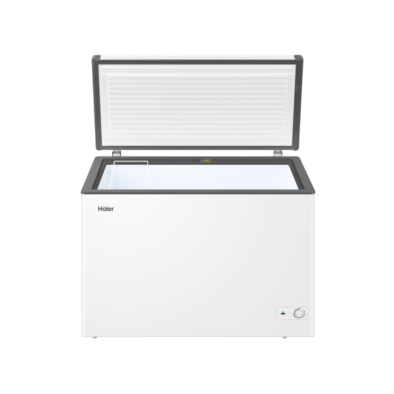 海尔(Haier)303升家用卧式冰柜 冷柜 小冰箱 大冷柜 减霜80% 断电保护 一级能效 303GHPDZ