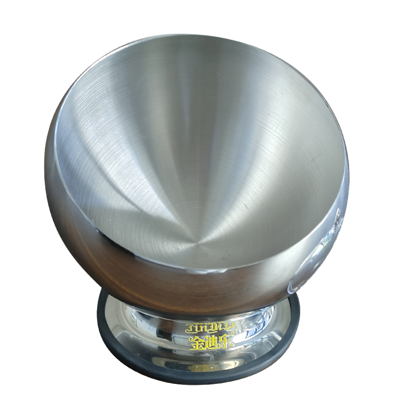 金迪乐不锈钢斜口碗自助餐火锅店调料碗罐高清大图