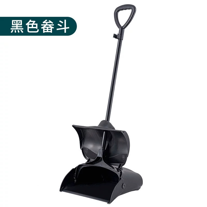 鲸轩 S103 户外带盖防风簸箕套装 (计价单位:套)黑色高清大图