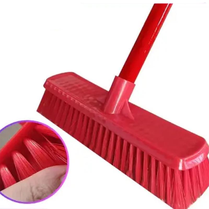茶花 多功能塑料地板刷清洁家用D型硬毛刷