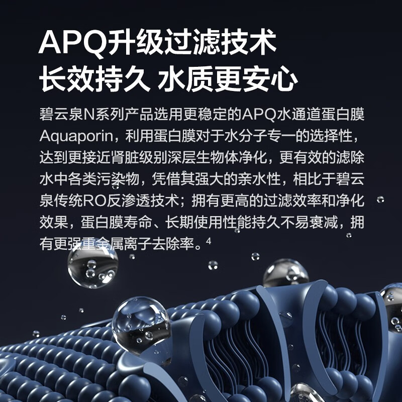 碧云泉N5弱碱含锌净水器家用净饮机台式免安装加热净化过滤一体净饮机即热式反渗透矿物质茶饮机桌面N5巴洛R508B高清大图