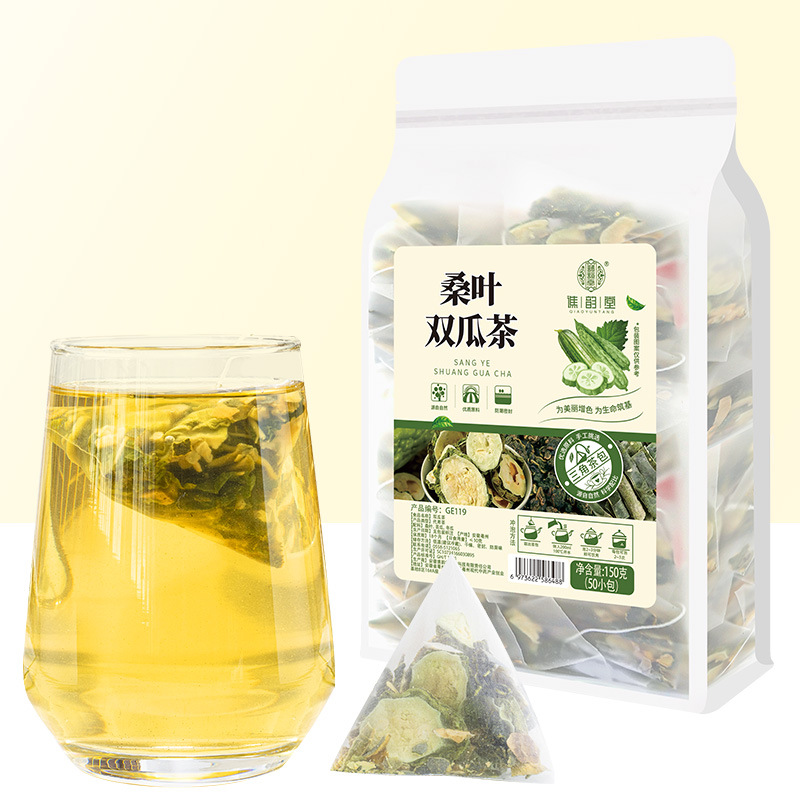 谯韵堂 桑叶双瓜茶 桑叶苦瓜冬瓜茶150g/袋高清大图