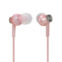 铁三角(audio-technica)ATH-CK350iS(粉红色)手机通用线控带麦入耳式耳机