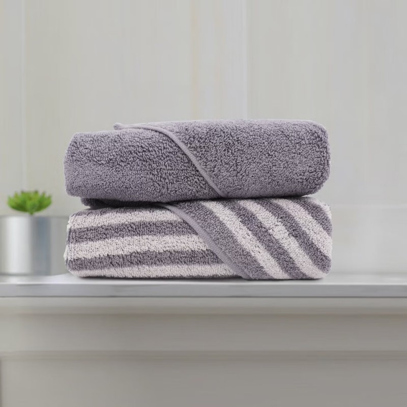 苏宁 上企优品 洁丽雅毛巾 单位120g/条 灰色系列 74*34cm 起订量2条 偏远地区不发货高清大图