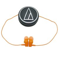铁三角(Audio-technica)ATH-CLR100入耳式音乐耳塞式手机运动耳机电脑手机笔记本mp3有线通用 橙色