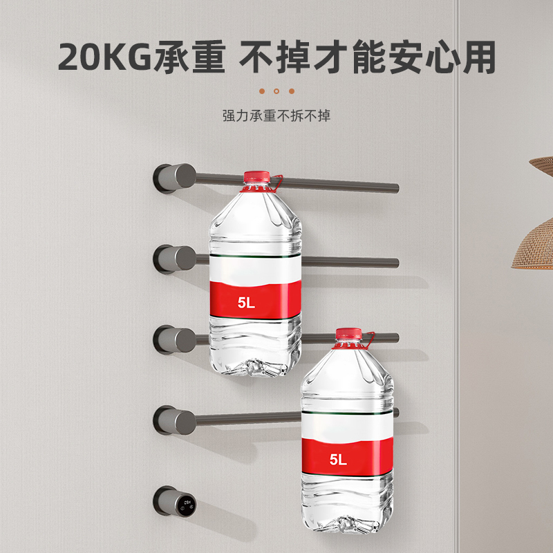 SIOYIE芯毅 嵌入式电热毛巾架家用浴室智能毛巾架快速升温高效抗菌加热烘干毛巾烘干架嵌入式安装AD50暗装(自行安装)高清大图