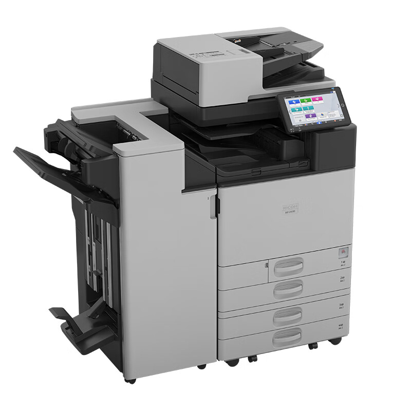理光(Ricoh)IM C6010 A3彩色多功能数码复合机 主机+送稿器+四纸盒+3000页小册子装订器高清大图