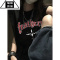 希杰狮王美式水洗做旧背心男士夏季潮牌无袖T恤宽松篮球运动坎肩