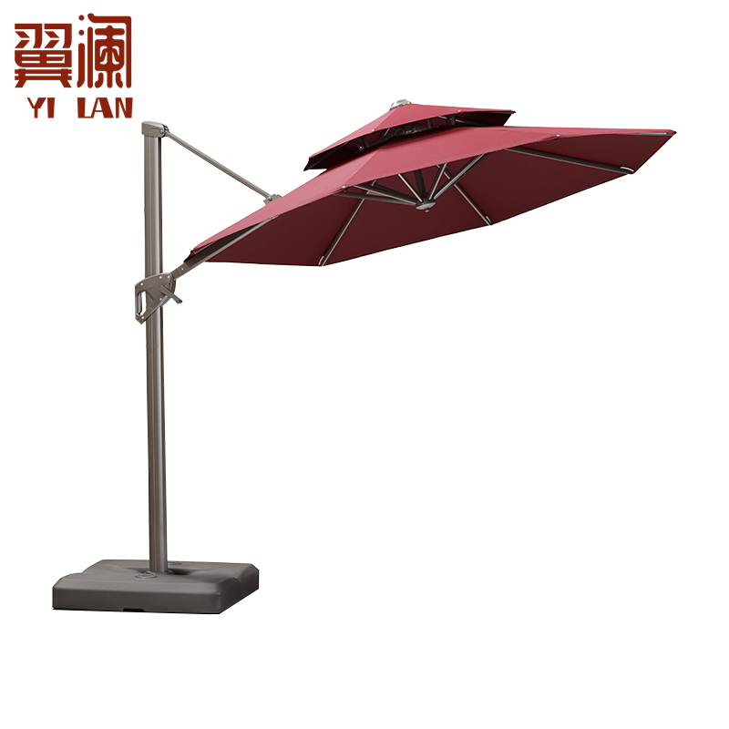 翼澜 户外遮阳伞 圆形 把