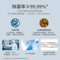 惠而浦(whirlpool)智能空气消毒机WA-4015FK净化器 除菌净化 智能APP+触控双控制 客厅卧室消毒