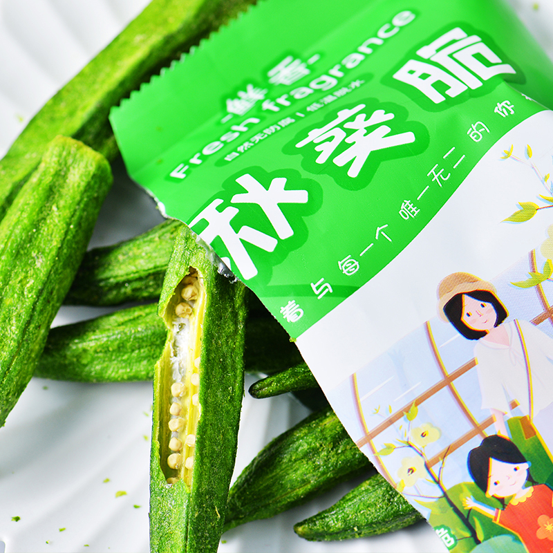 果社长鲜香秋葵脆60g