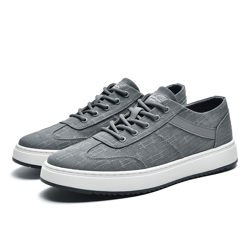 沙驰高档商务休闲帆布鞋男夏季透气男士板鞋防滑耐磨名牌爸爸鞋子