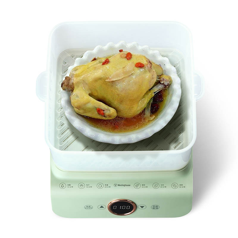 西屋Westinghouse-电蒸锅预约 3层大容量 家用蒸锅电炖锅WZG240B高清大图