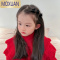 MOXUAN儿童毛绒爱心发夹女童宝宝编头发小卡子发饰小女孩刘海夹头饰抓夹