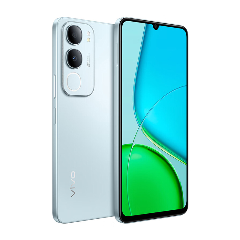 vivo Y37t 8GB+256GB 琉璃青 5G手机 6000mAh大电池长续航 大屏幕大声音老人智能机 备用学生机高清大图
