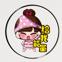 95#油箱盖贴可爱搞笑个性卡通反光汽车贴纸92号加油油型提示车贴 22 磁吸式 抖音