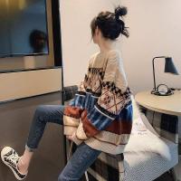 复古文艺百搭毛衣秋冬女慵懒风韩版宽松外穿针织上衣森系