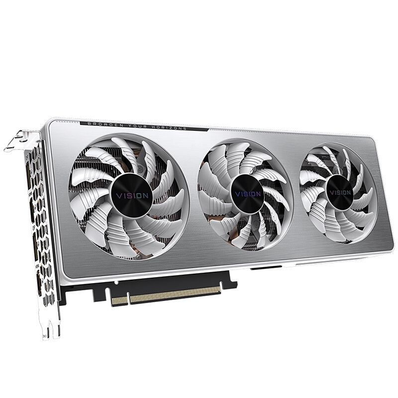 技嘉RTX 3060 Ti VISION OC 8G 2.0+华硕TUF-750W铜牌电源 显卡套装
