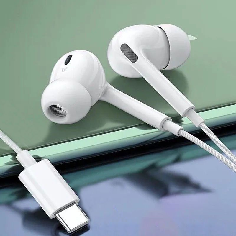 荣耀x30专用耳机1条入耳式软塞typec扁口适用华为耳机有线荣耀x30入耳