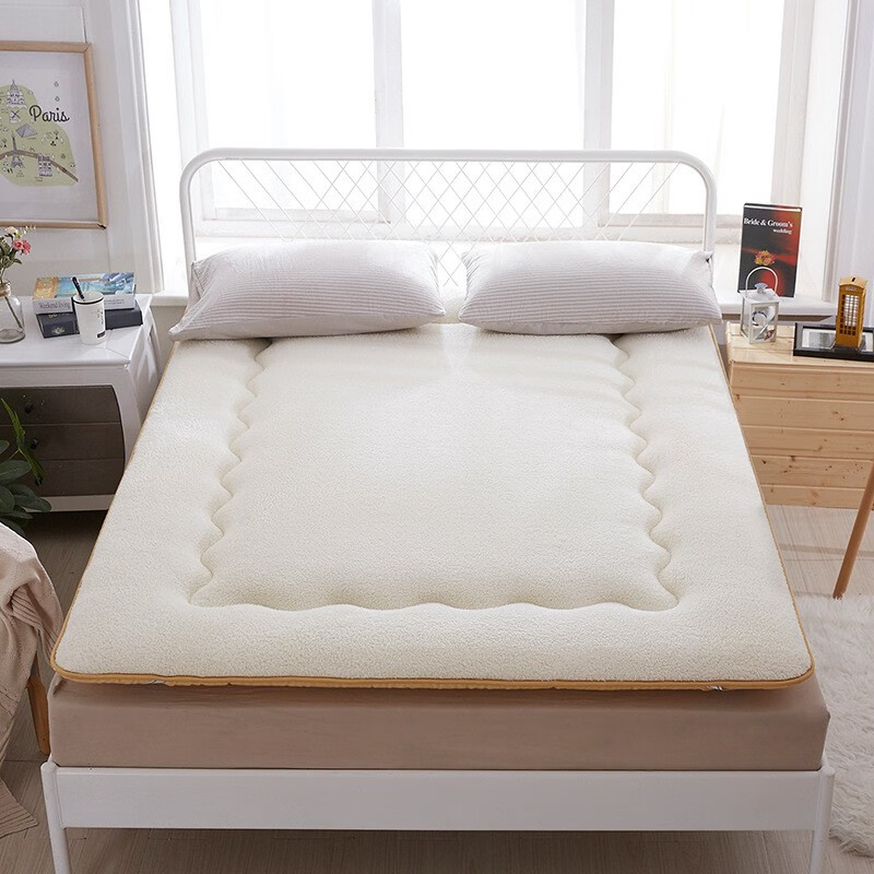 马克西姆150*200CM羊羔绒床垫MHT0301白色