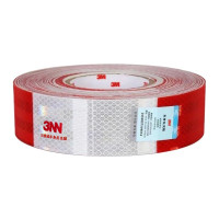 匹牧 3C红白年检推荐专用反光贴 钻石级-加强加厚款 5*30cm 50条 单位：件