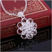 N623 Women Silver Necklace 镀925纯银女项链日韩版锁骨链潮人送女朋友七夕情人节礼物