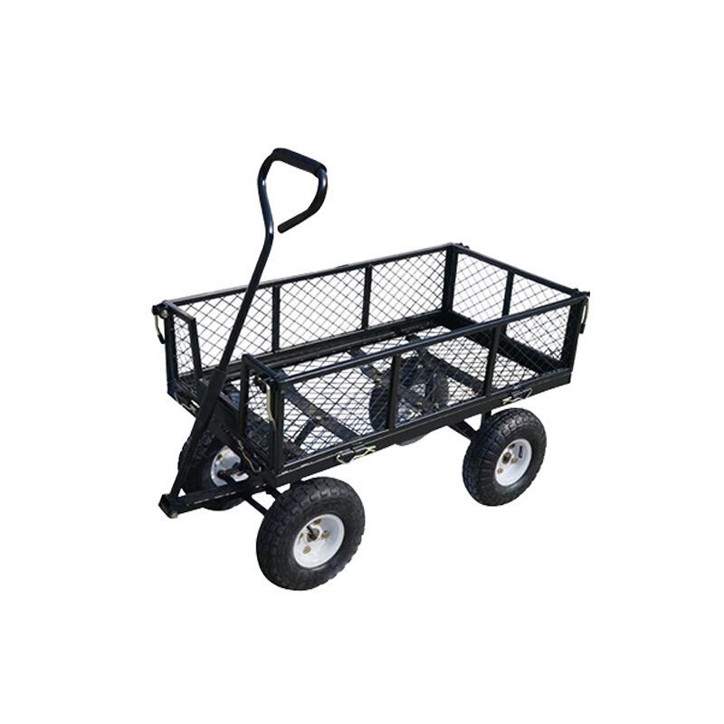 海斯迪克gnjz184四轮手推网车平板车折叠拖车搬运拉