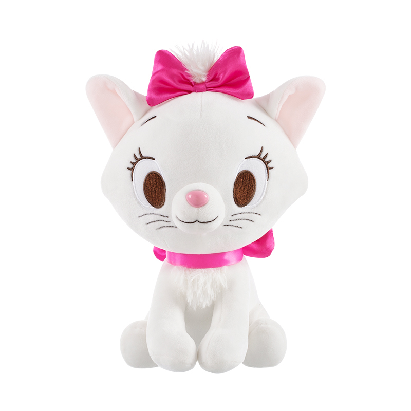 迪士尼disney q版玛丽猫毛绒玩具毛绒玩偶可爱卡通公仔儿童布娃娃