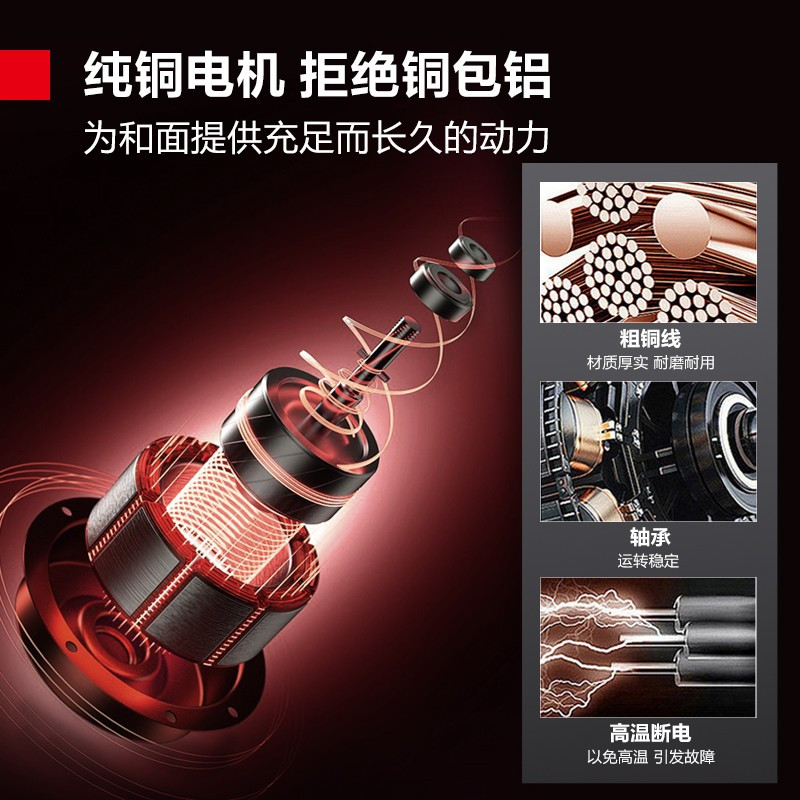德玛仕(DEMASHI)商用和面机 大容量 揉面搅面厨师搅拌机HMJ150(工程款 电动翻斗 150KG/H)