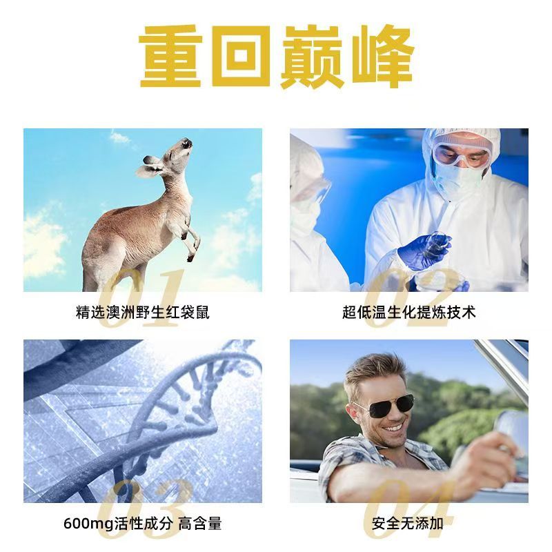Healthy Care hc袋鼠精胶囊120粒装高清大图