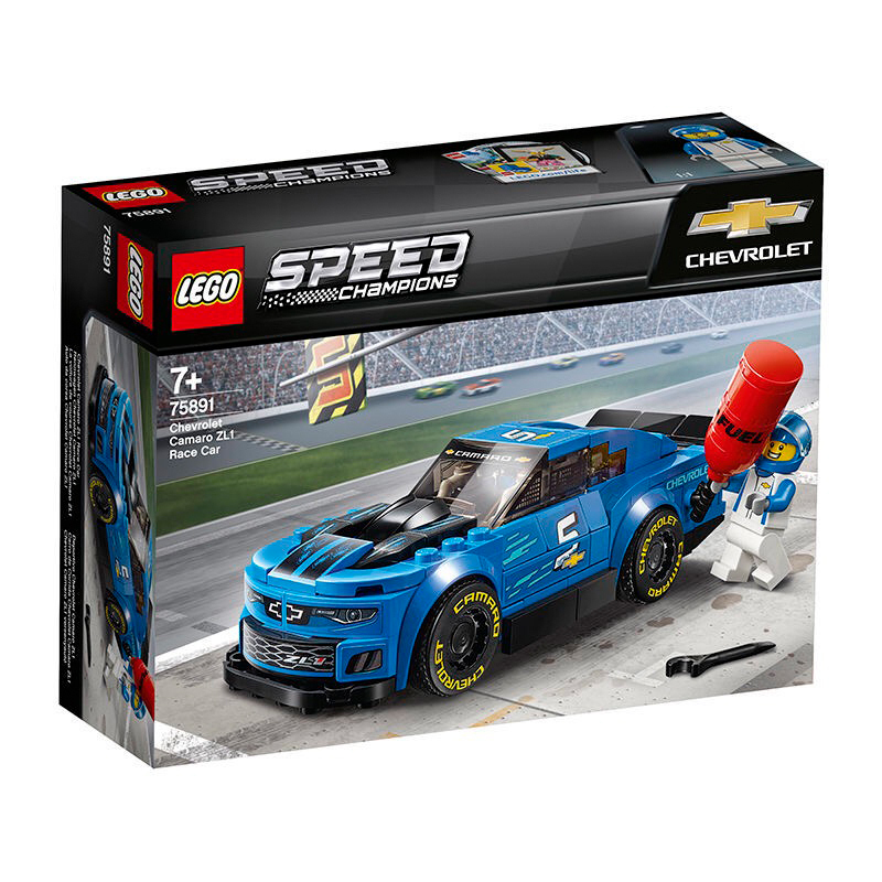 [全球购]乐高(LEGO)75891雪佛兰卡罗ZL1跑车 积木益智儿童玩具 送礼