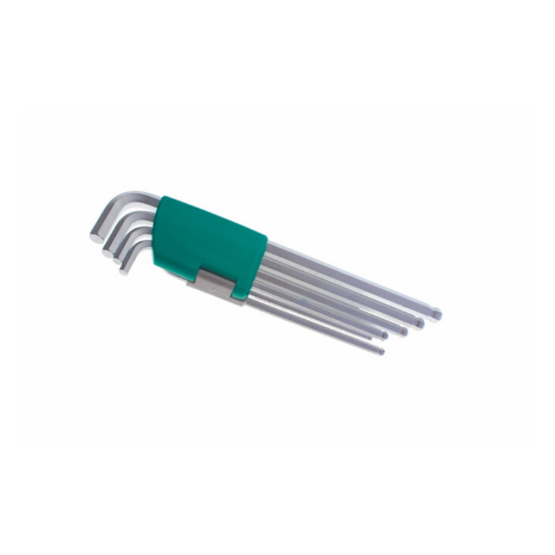 世达 SATA 9102 12 件套英制加长球头内六角扳手