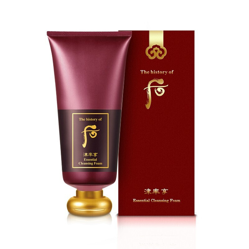 韩国进口Whoo后洗面奶洁面乳津率享洁面180ml 泡沫洁颜膏深层清洁丰盈泡沫