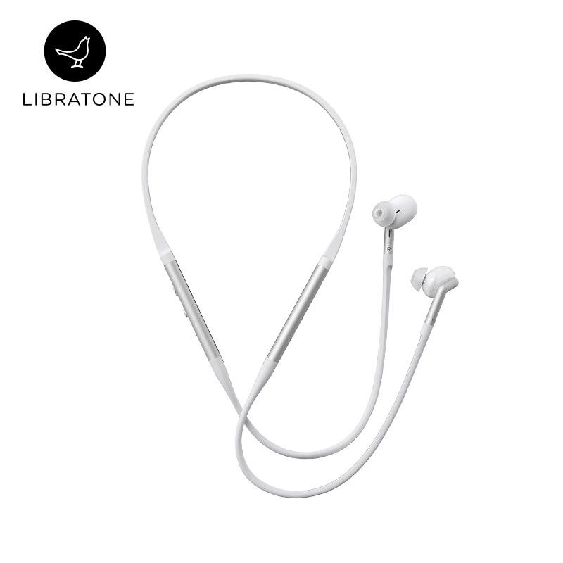 Libratone(小鸟耳机) TRACK+ 入耳式无线智能降噪耳机 蓝牙运动耳塞 颈挂式蓝牙耳机 白色