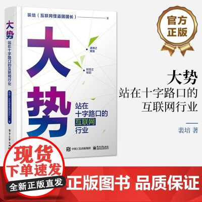 正版 大势：站在十字路口的互联网行业 裴培 生成式AI Web 3.0 AI XR 互联网产业观察 电子工业出版社