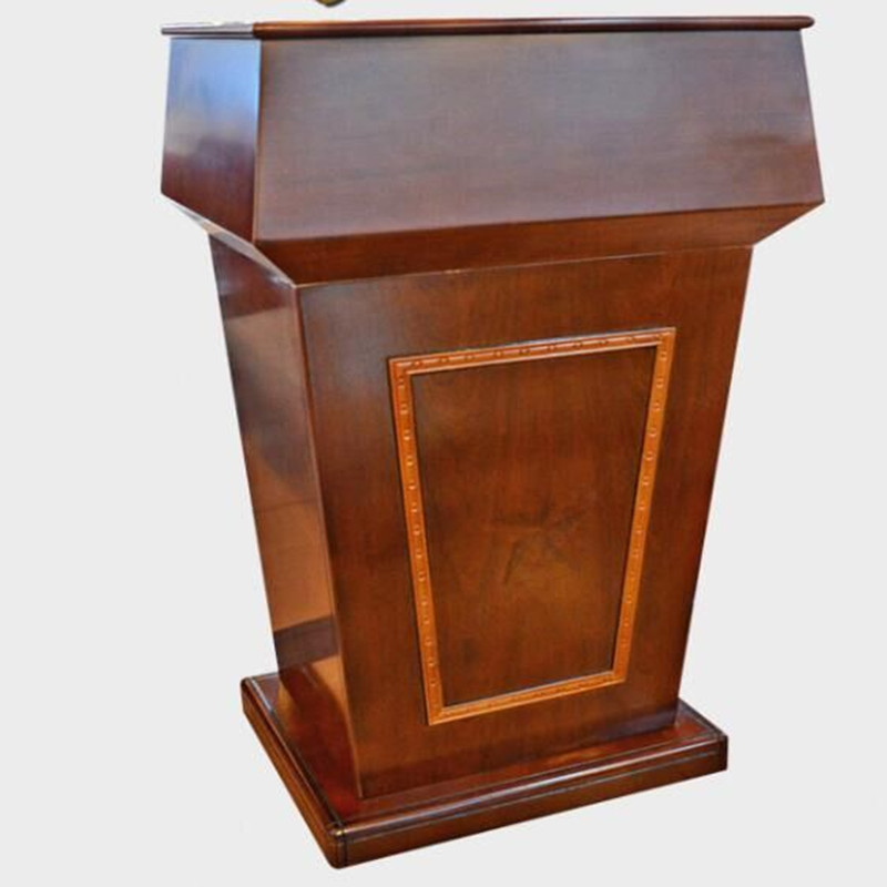 教室多功能讲台 QY-46实木皮讲台演讲台