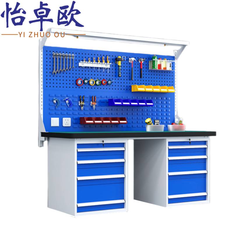 怡卓欧工具桌双四抽张高清大图