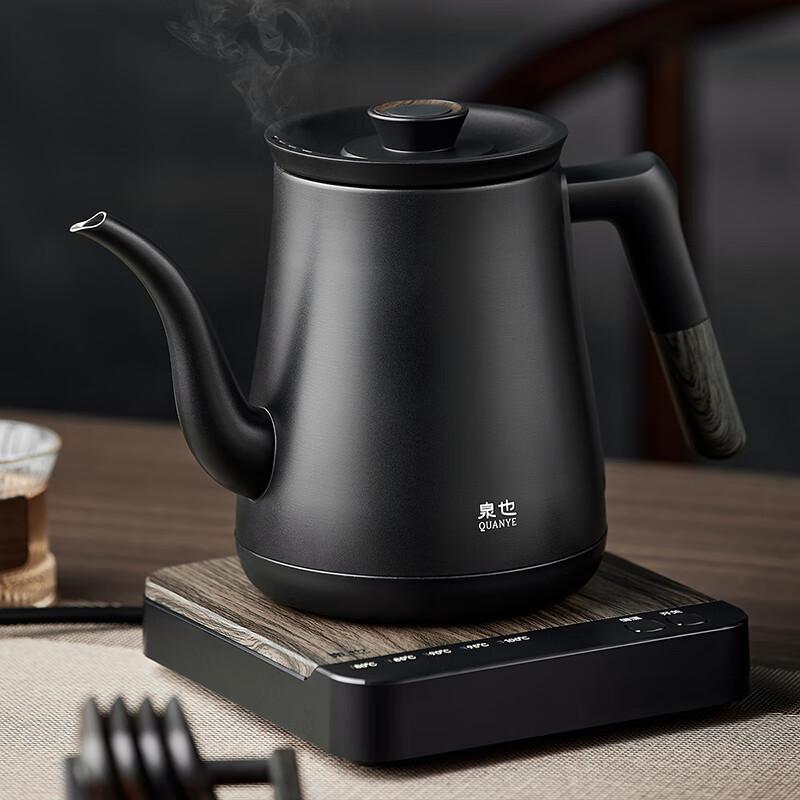 小熊(Bear)泉也系列家用智能保温电热水壶磨砂工艺泡茶壶电茶壶电茶炉0.8L5档专业调温