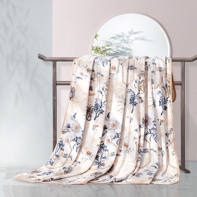 富安娜 单层 法兰绒毯-云晓星尘150*200cm